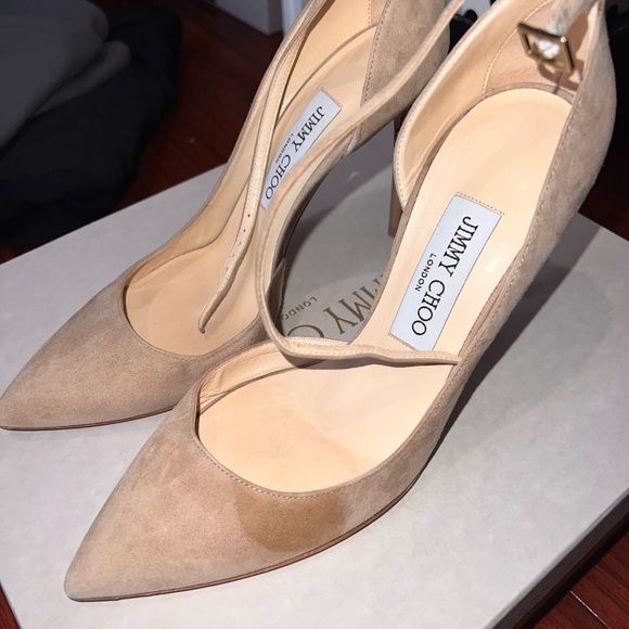Jimmy Choo shoes LUCY 100 Nude size 37.5 - Picture 5 of 8